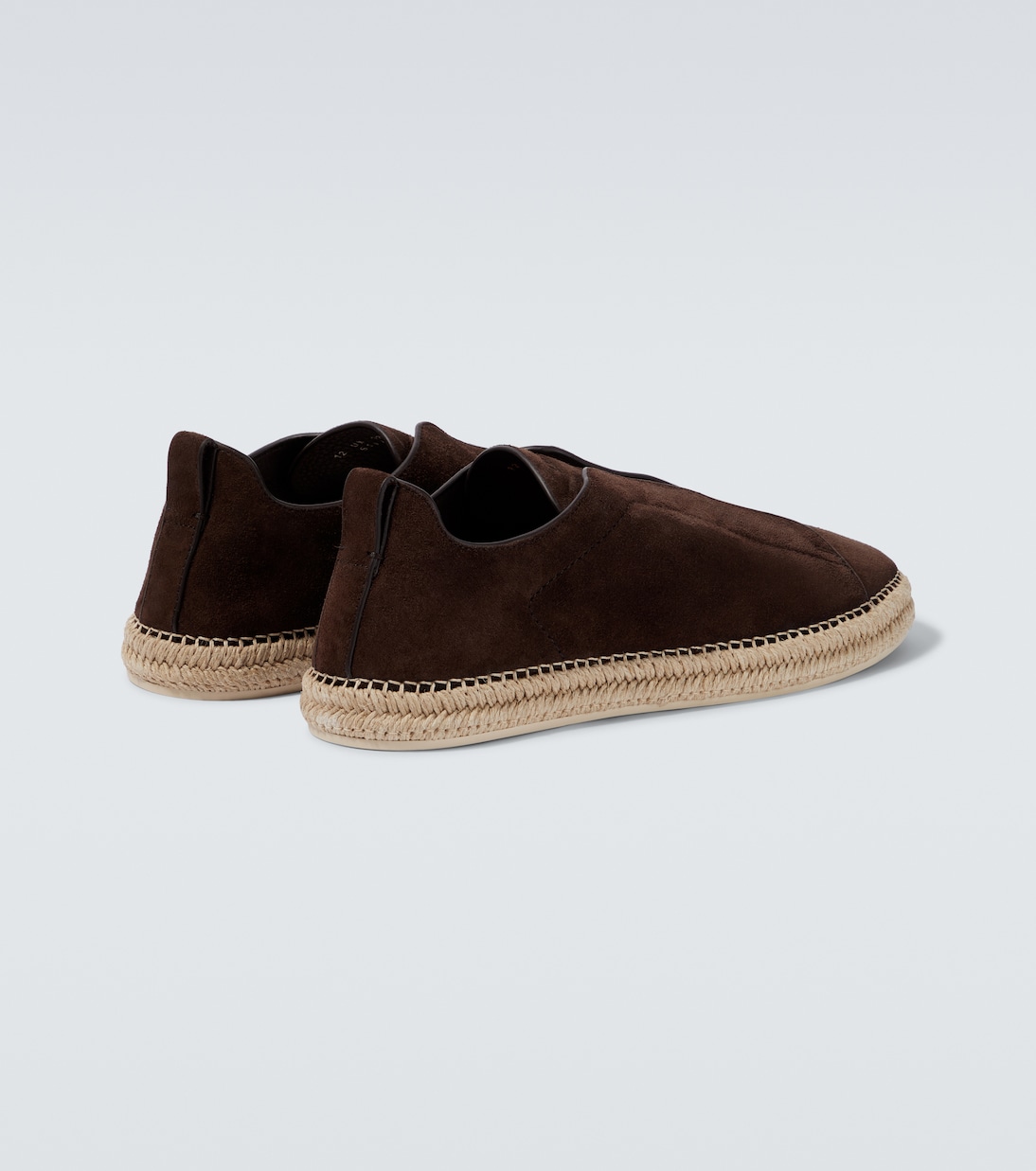 Espadrilles Triple Stitch aus Veloursleder | Zegna