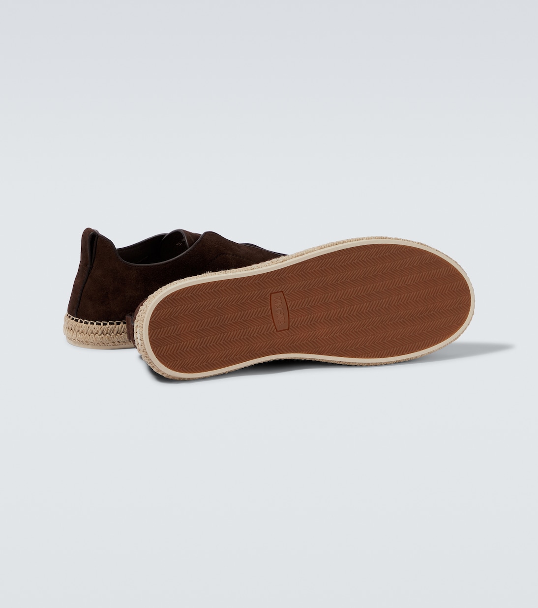 Espadrilles Triple Stitch aus Veloursleder | Zegna
