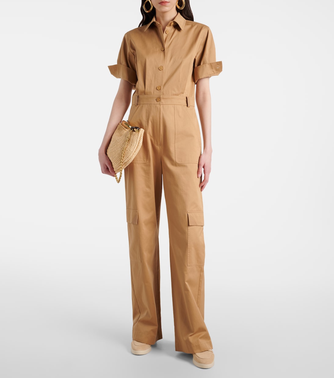 Scarpe mocassino in suede stile balletto di TORY BURCH per giovani trendsetter
