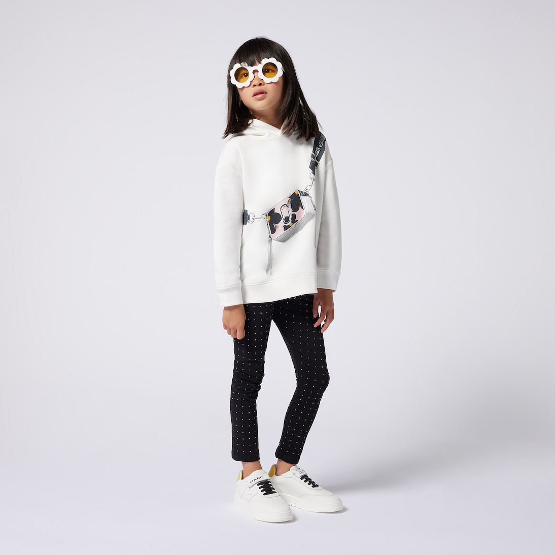 Felpa in jersey di misto cotone | Marc Jacobs Kids
