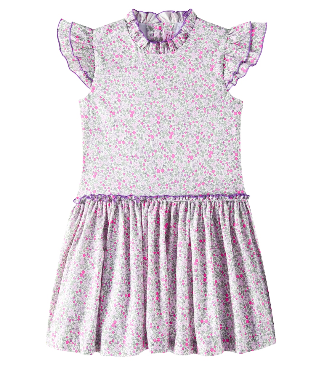 Robe Filomela en coton à fleurs | La Coqueta