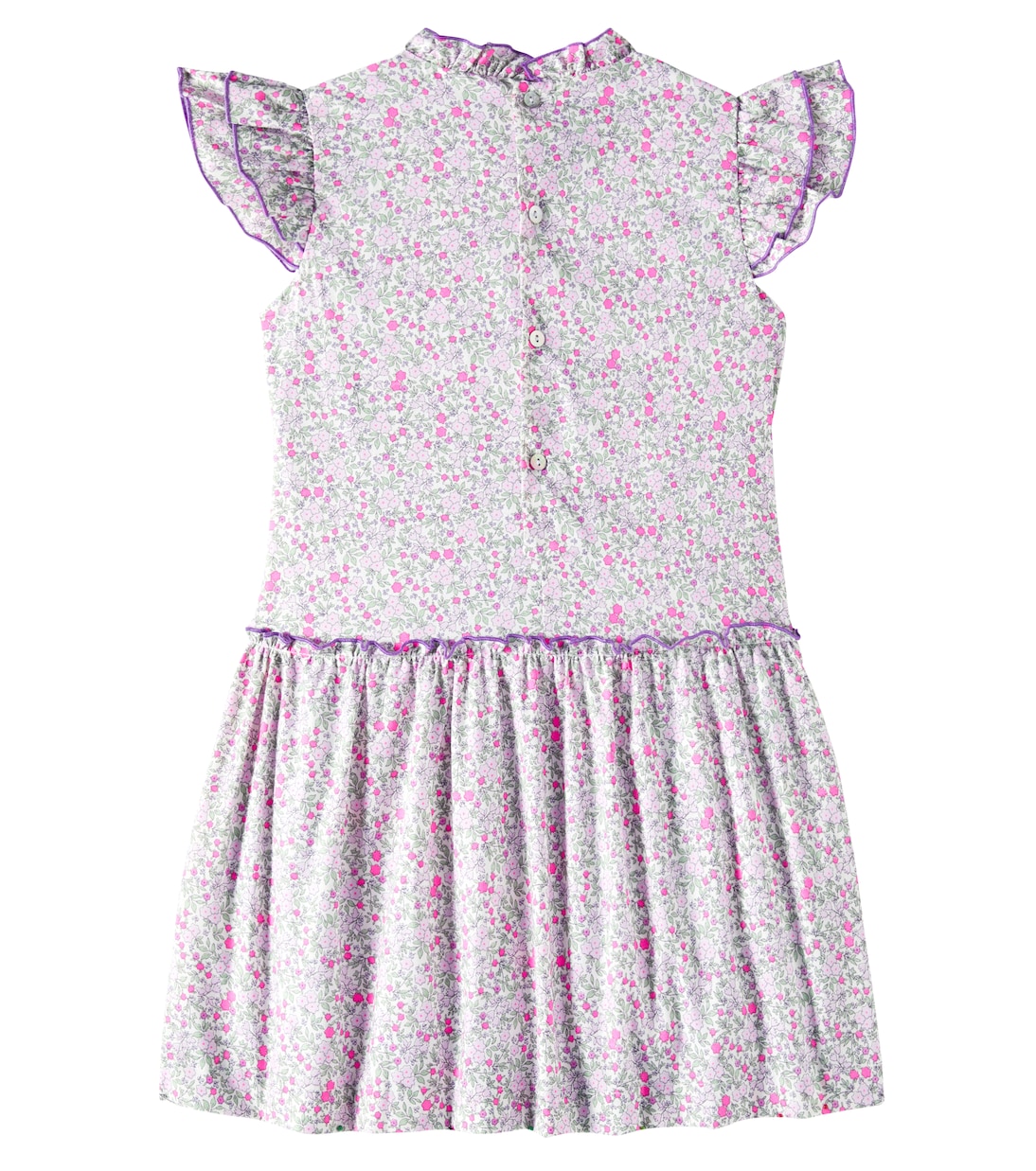 Robe Filomela en coton à fleurs | La Coqueta