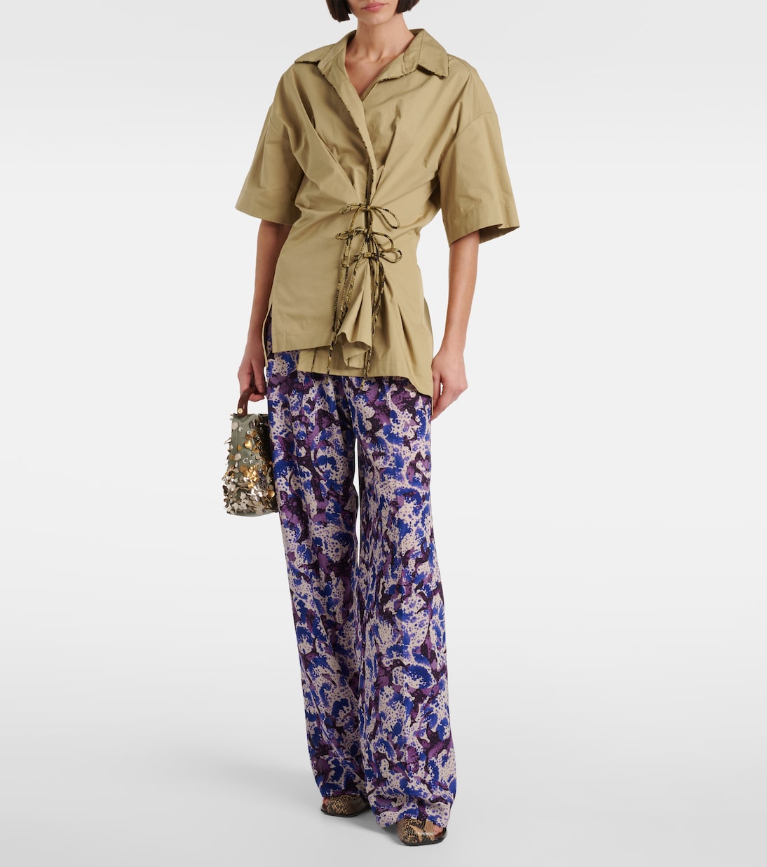 Camisa de sarga de algodón | Dries Van Noten