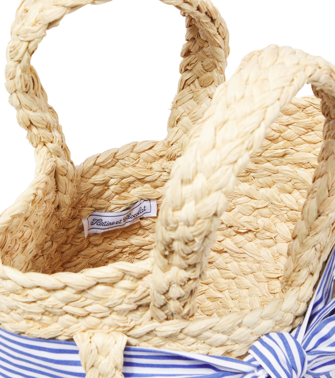 Borsa in rafia con fiocco | Tartine et Chocolat
