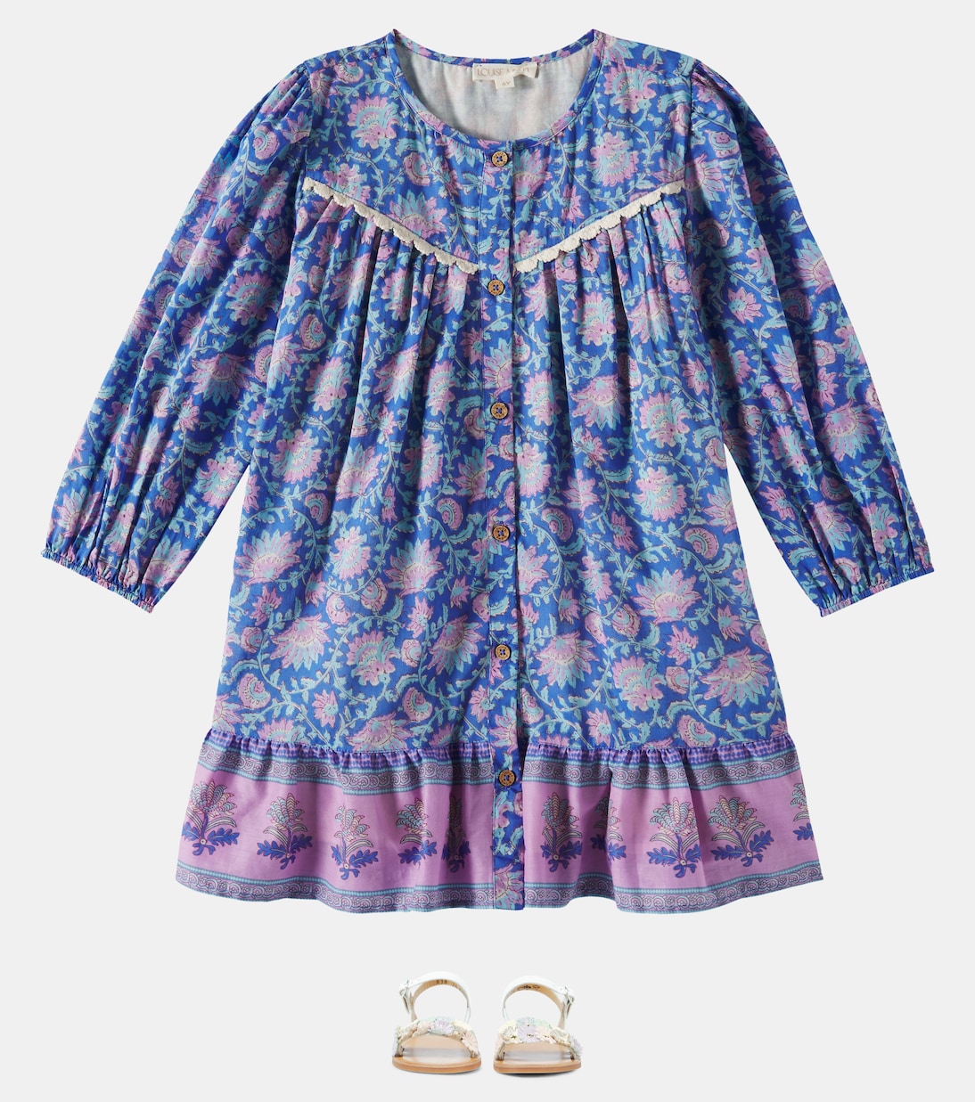 Bedrucktes Kleid Conny aus Baumwolle | Louise Misha