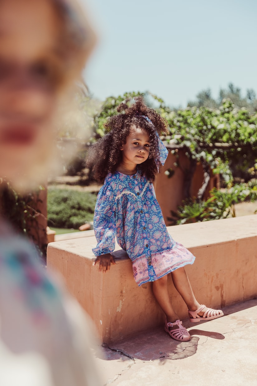 Bedrucktes Kleid Conny aus Baumwolle | Louise Misha