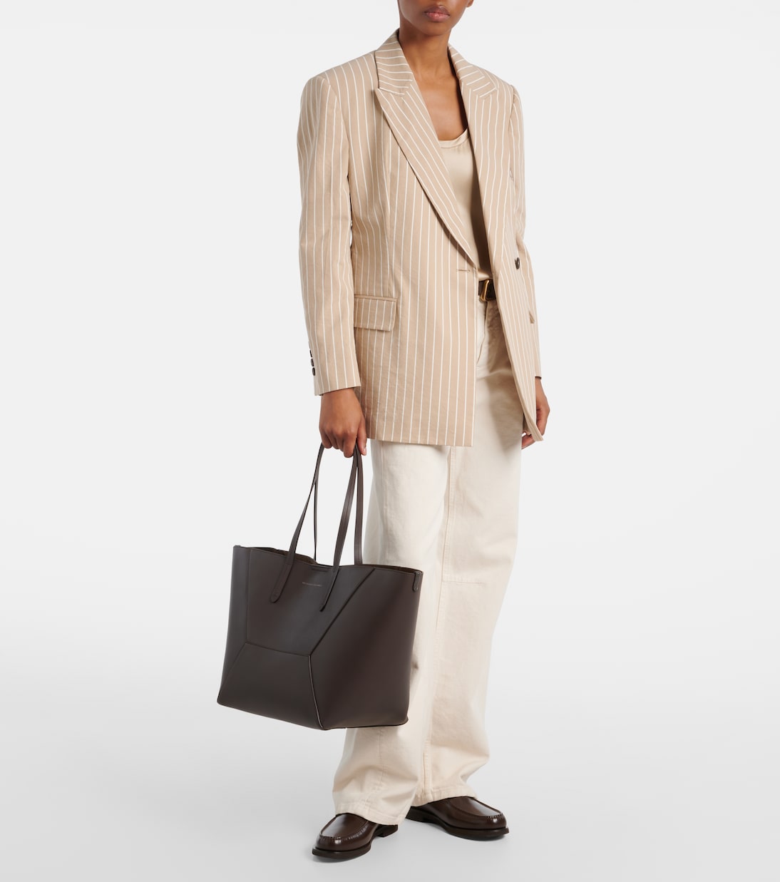 Borsa BC Duo in pelle con monili | Brunello Cucinelli