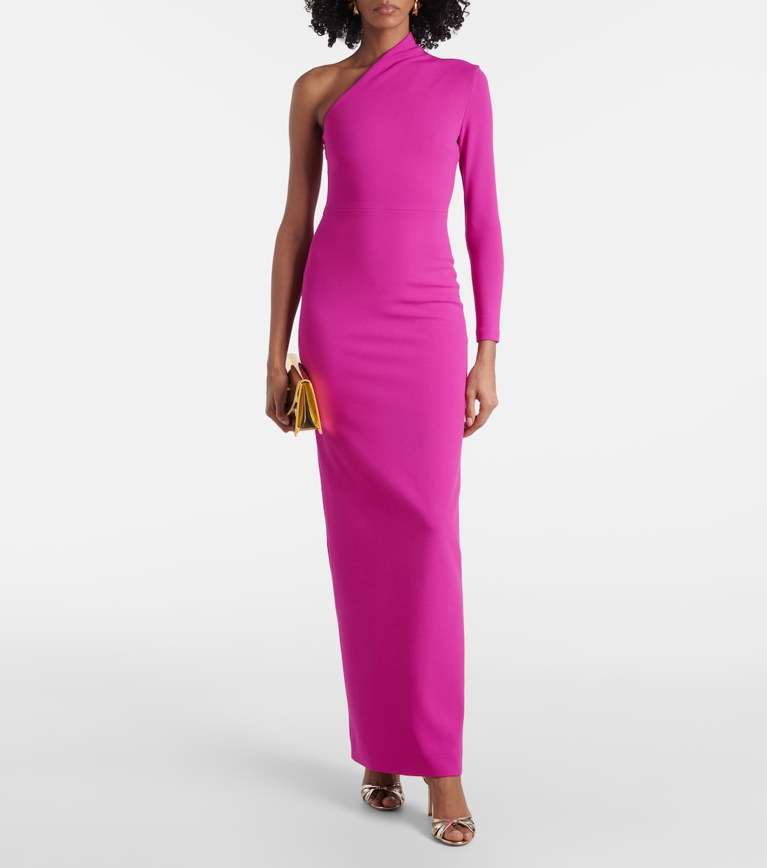 Robe longue Joana asymétrique | Solace London