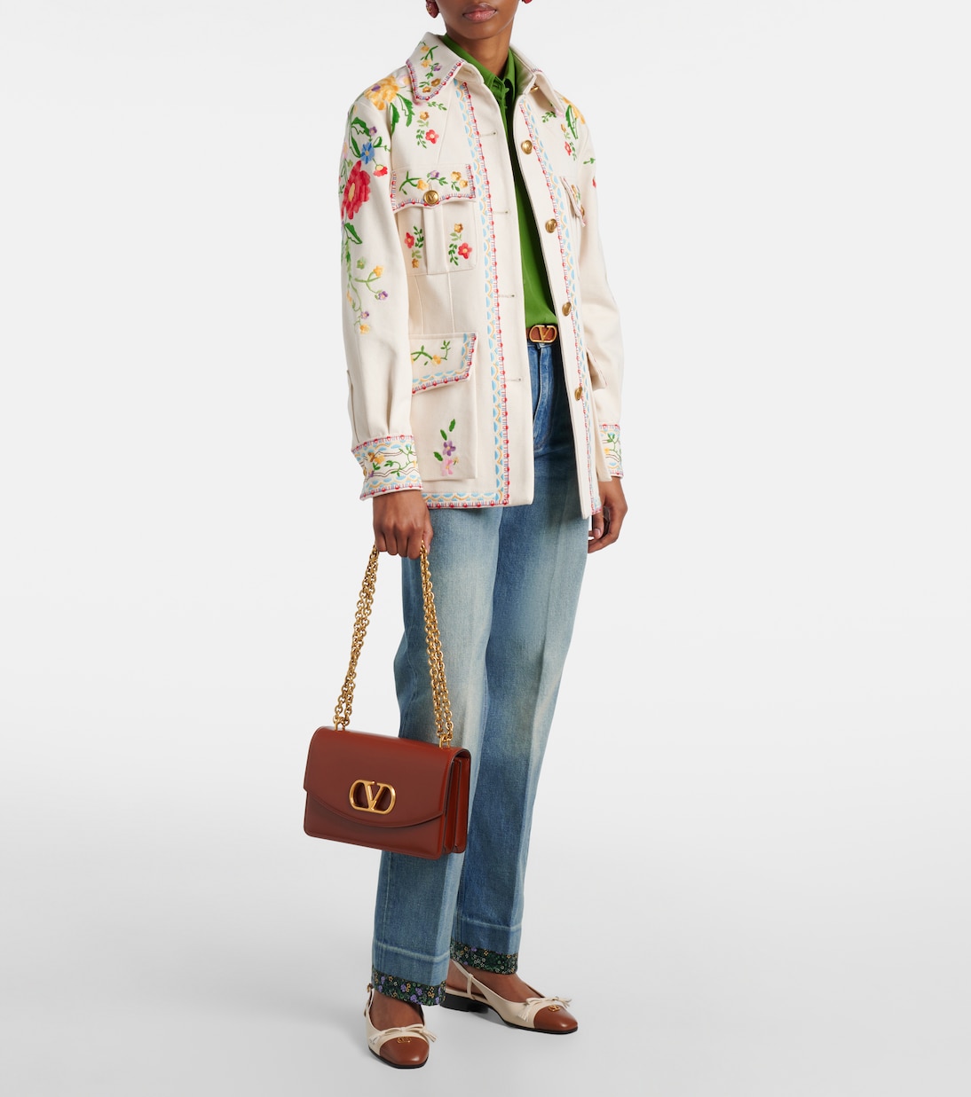 Sac Vain Medium en cuir | Valentino Garavani