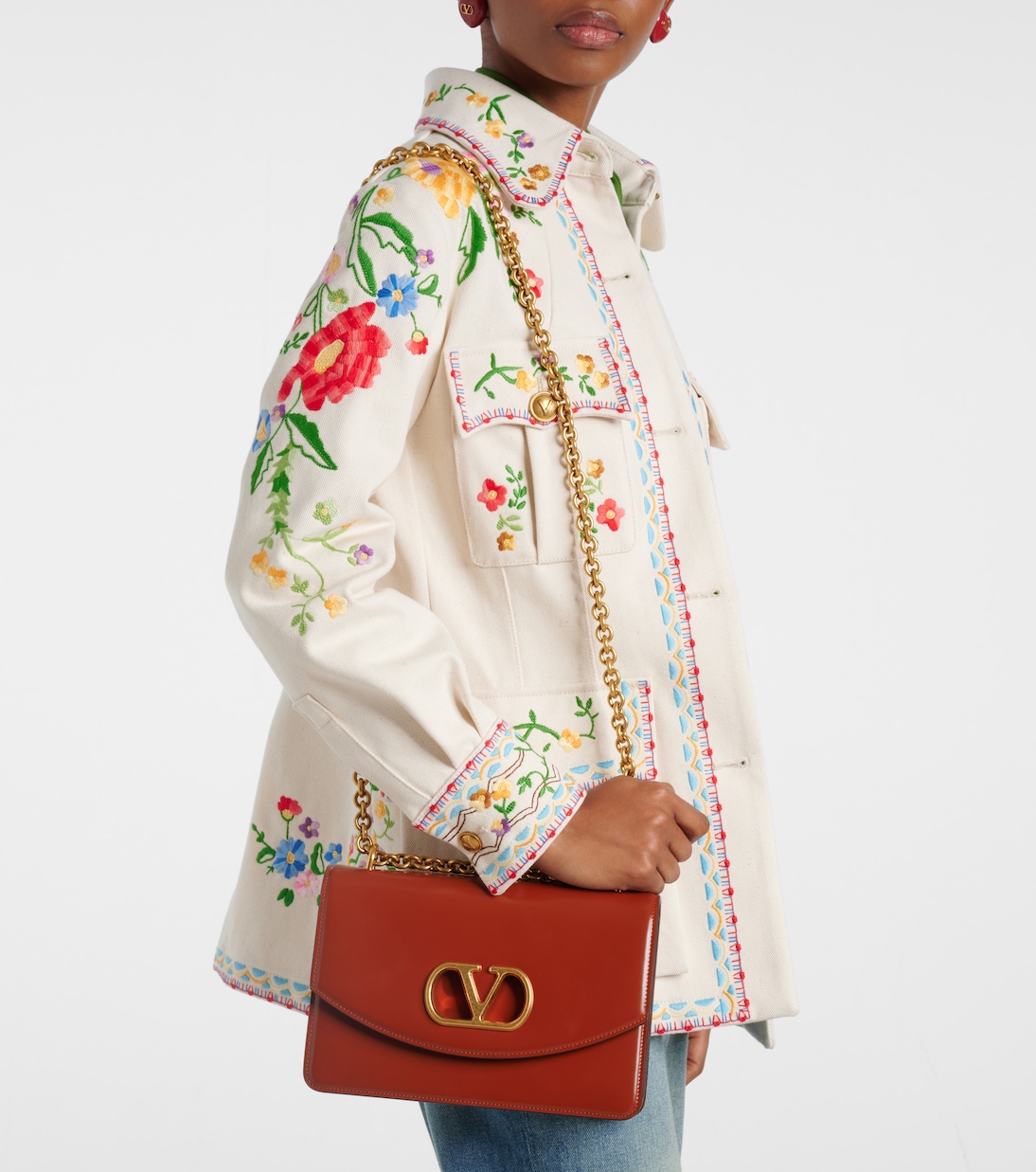 Sac Vain Medium en cuir | Valentino Garavani