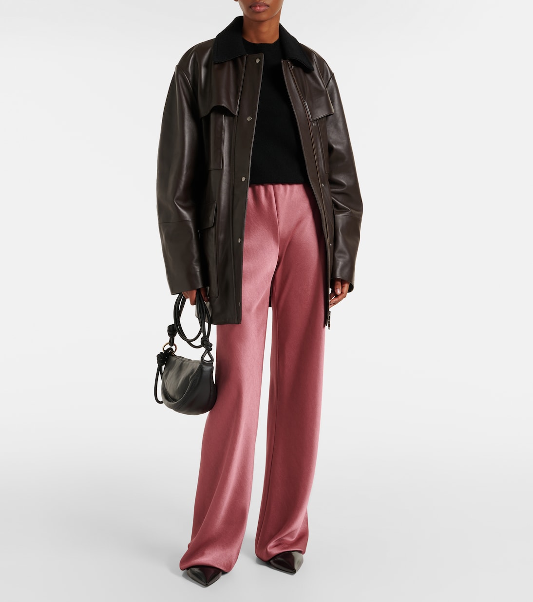 Satin wide-leg pants | Vince