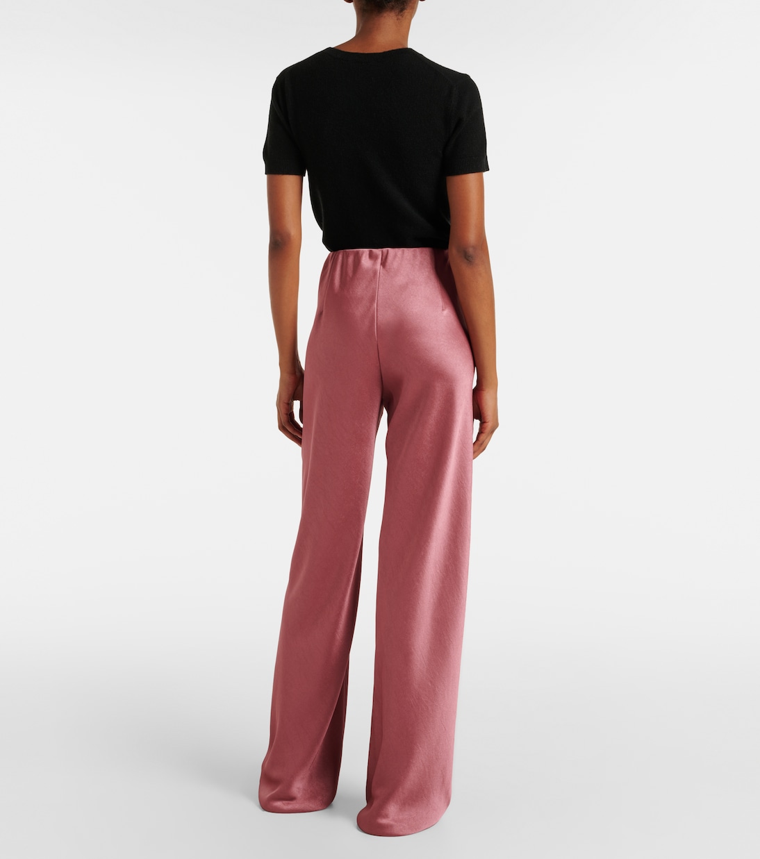 Satin wide-leg pants | Vince