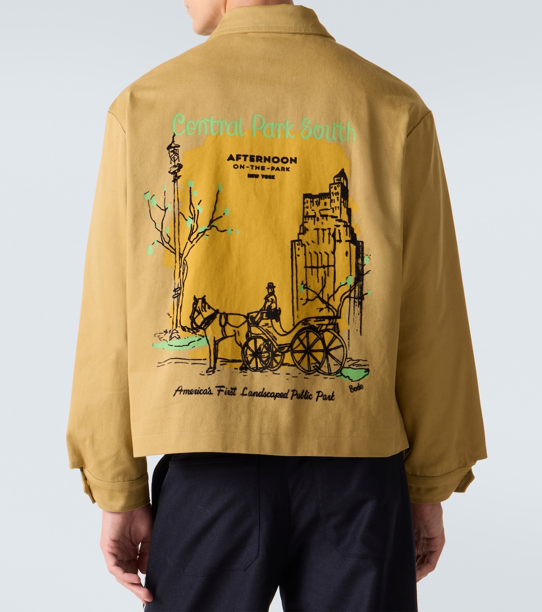 Central Park cotton blouson jacket | Bode