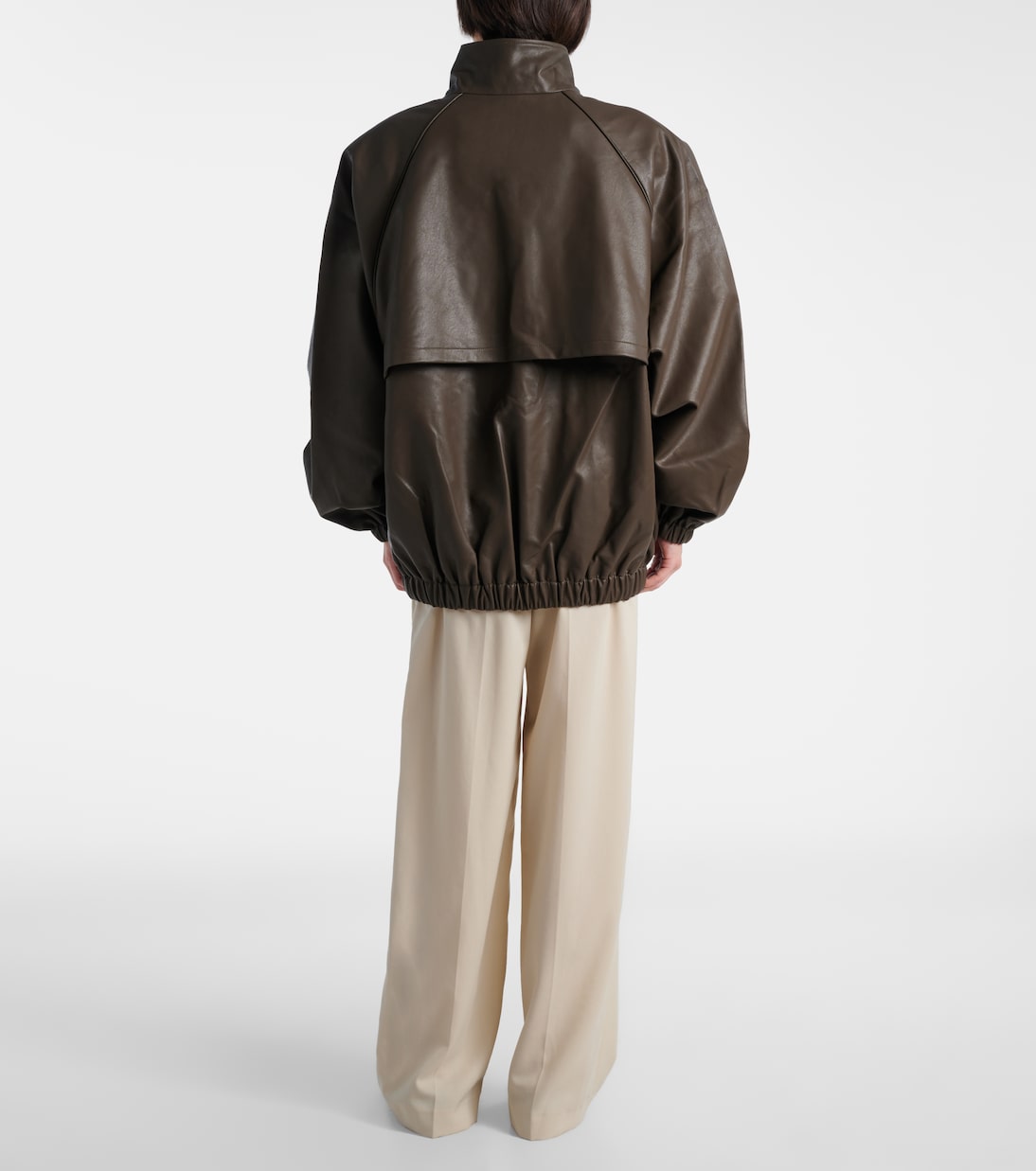 Bomberjacke Senta aus Lederimitat | The Frankie Shop