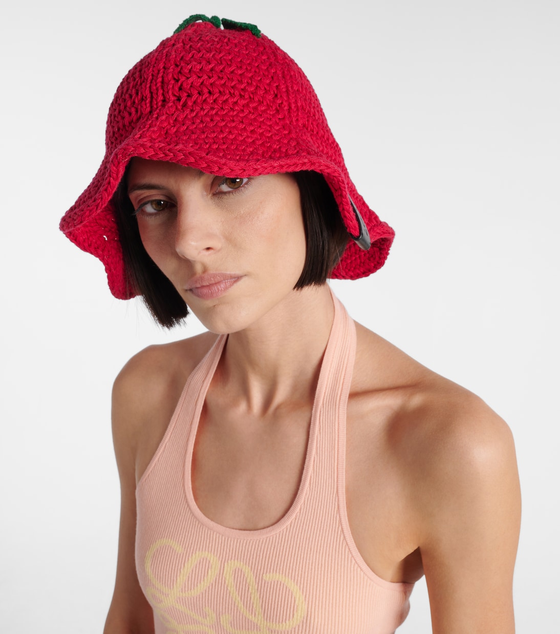 Cappello da pescatore Tomato in crochet | Loewe
