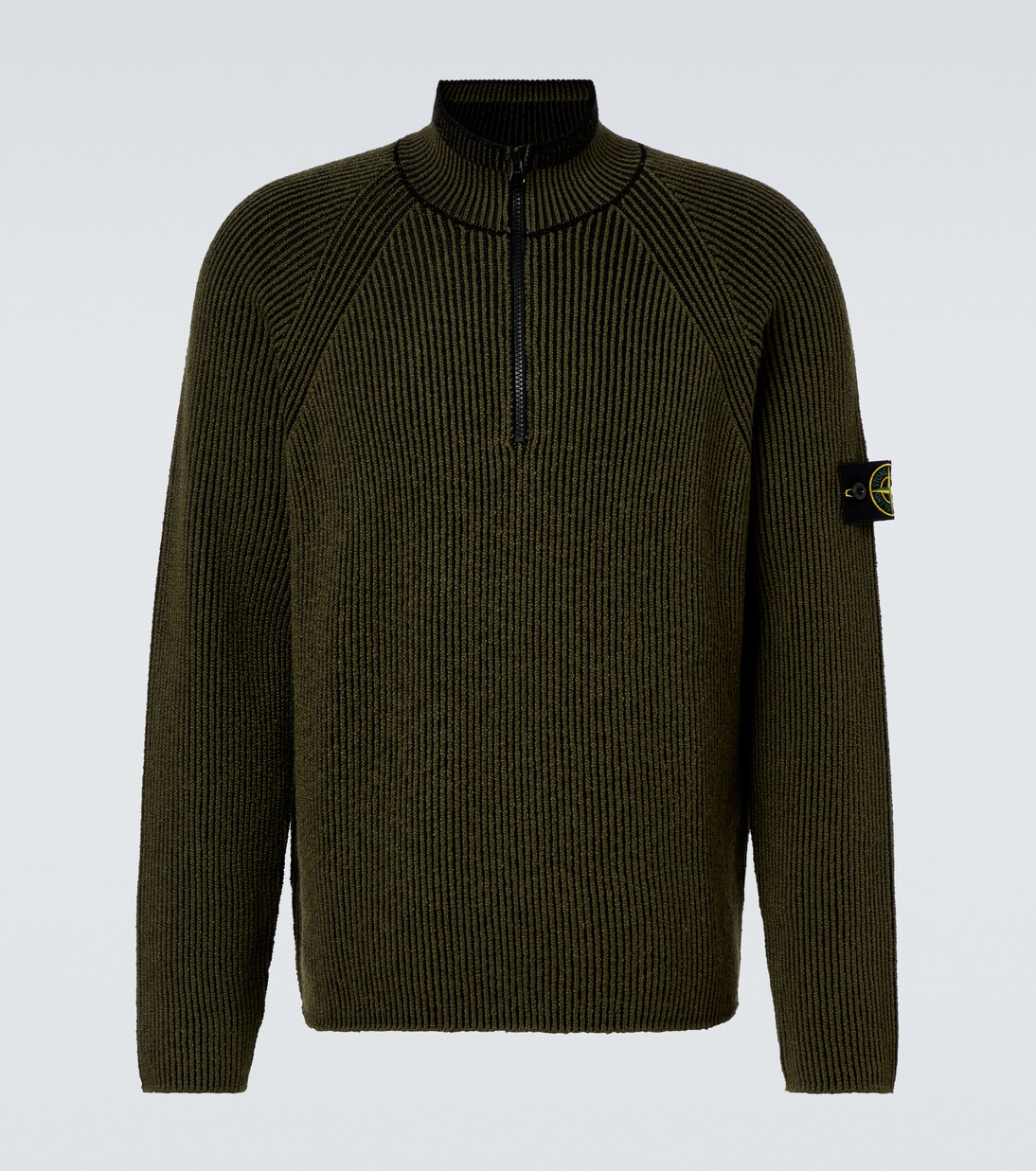  Compass wool and cotton-blend sweater | Stone Island