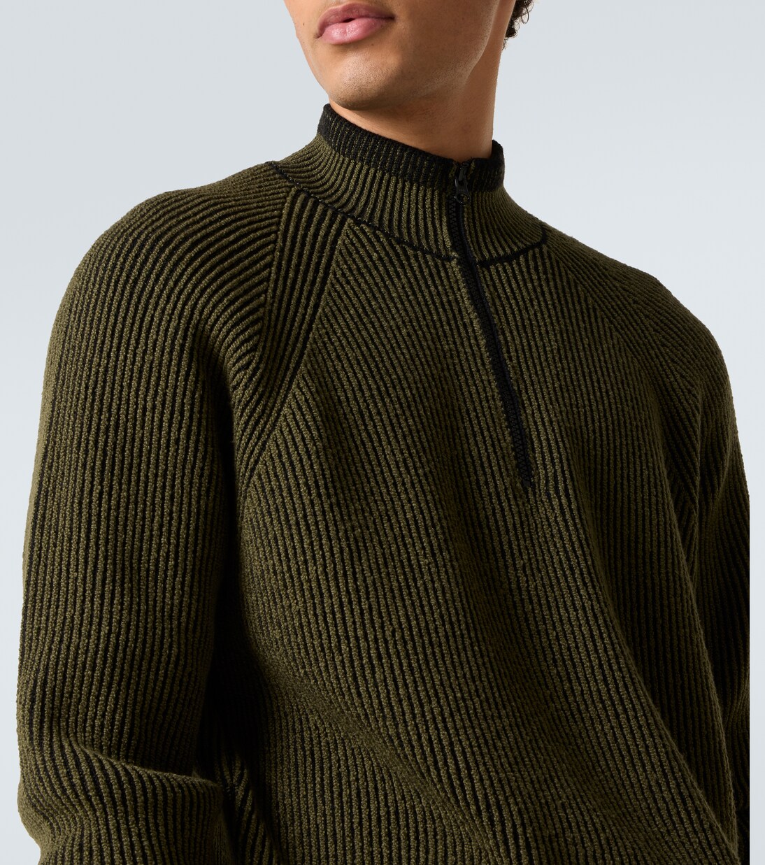  Compass wool and cotton-blend sweater | Stone Island