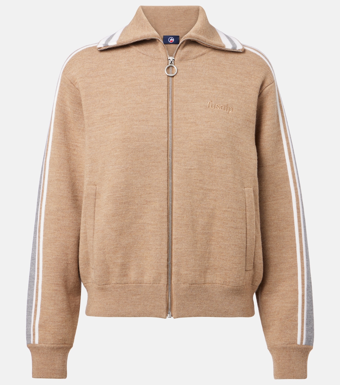 Benada striped wool-blend jacket | Fusalp