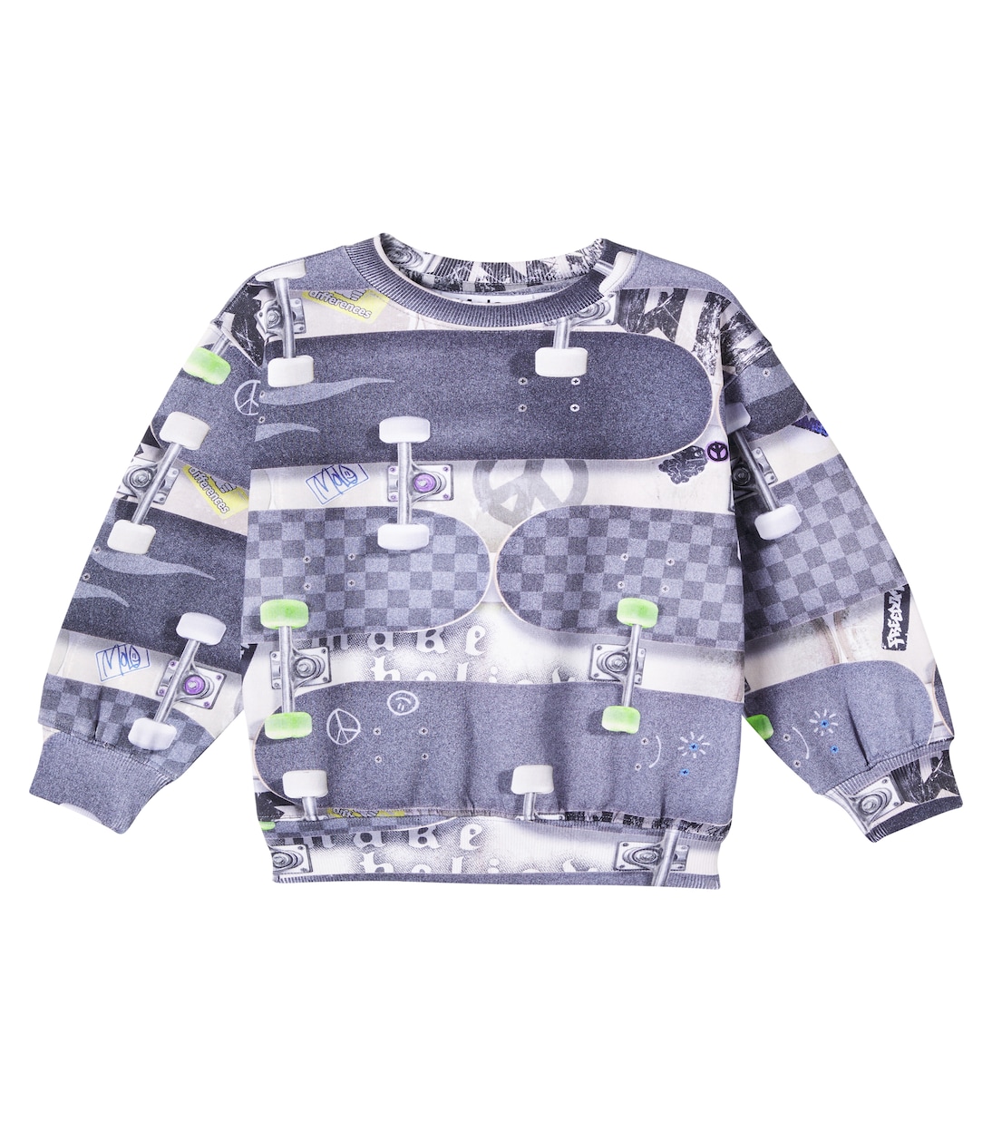 Monti printed cotton sweatshirt | Molo