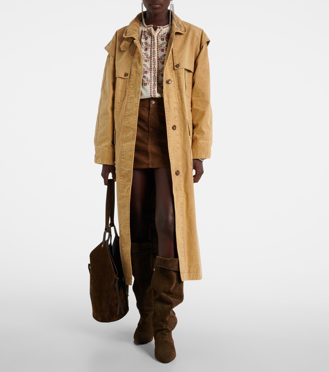 Michaela denim trench coat | Marant Etoile