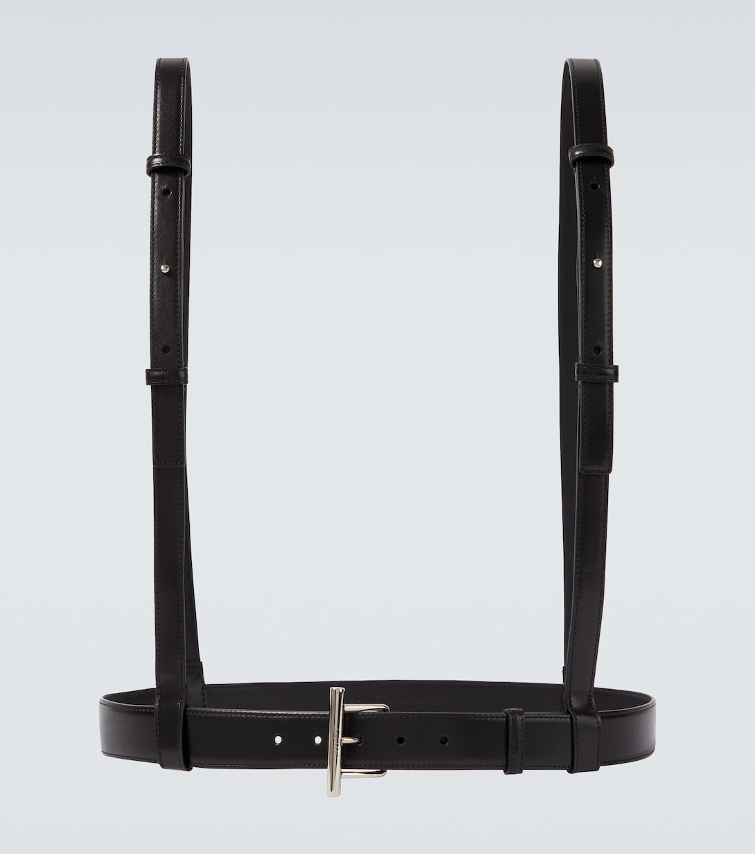 Cinturón de piel con arnés y T-Bar | McQueen