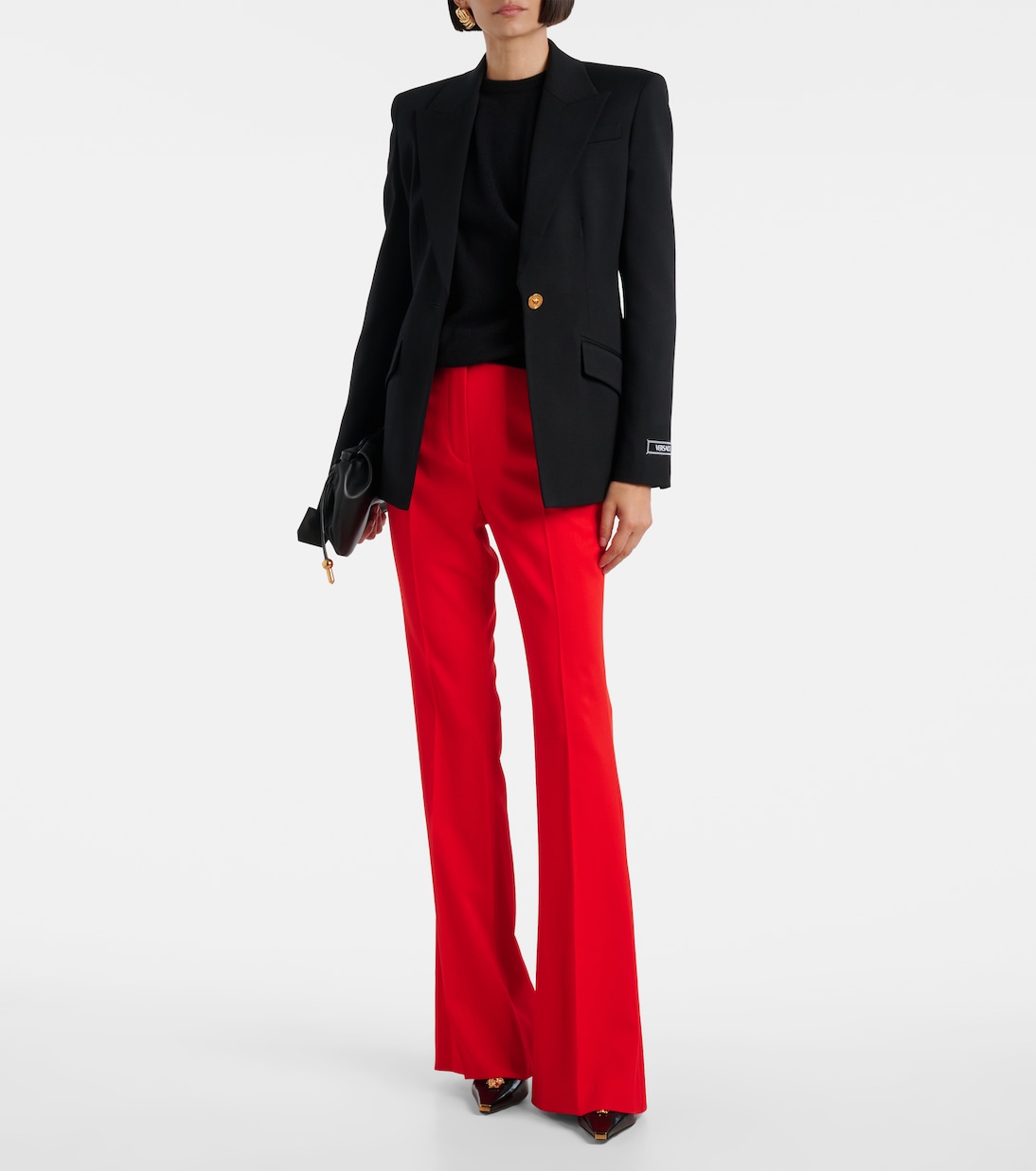 Schlaghose Medusa '95 aus Wolle | Versace