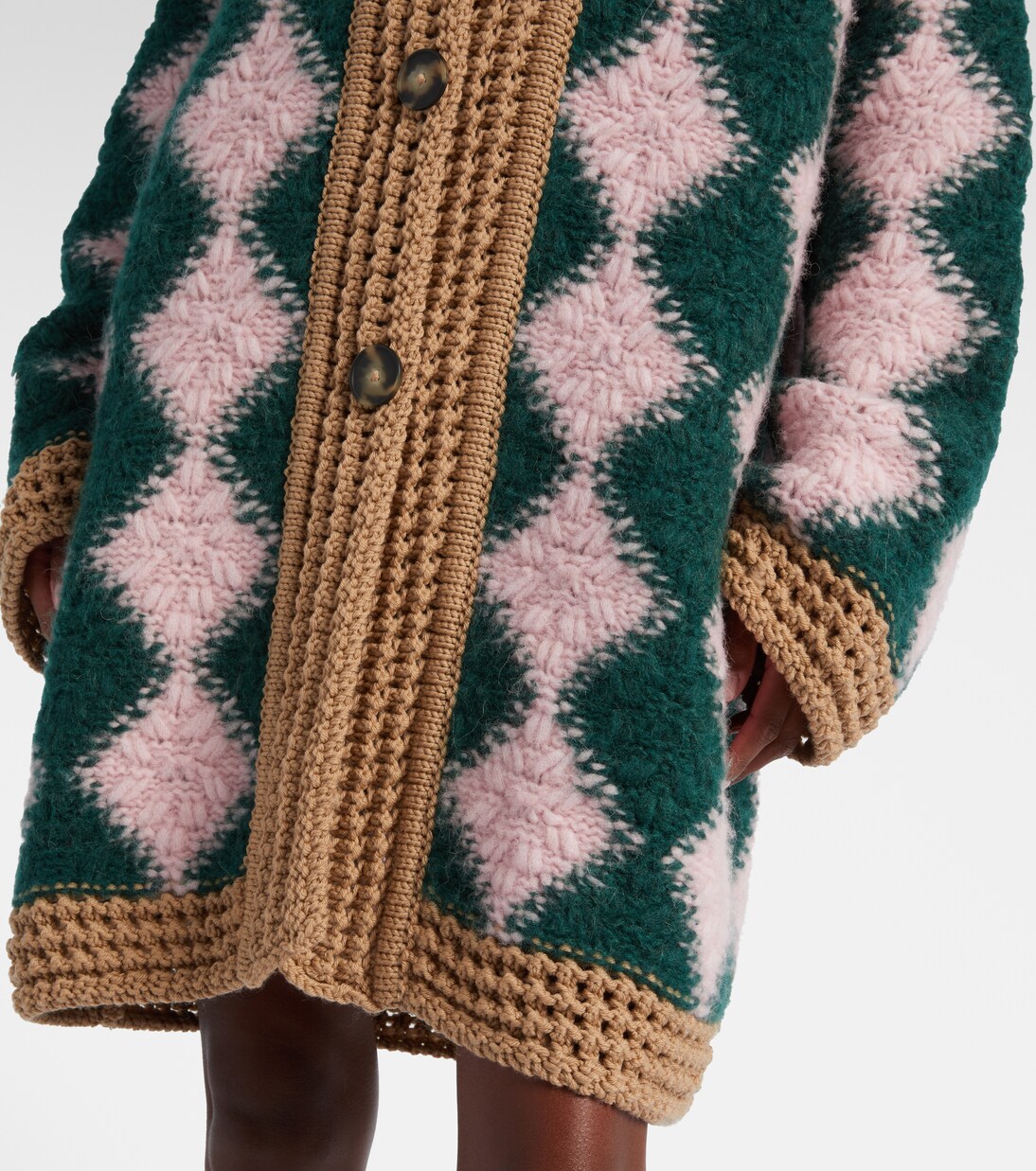 Crochet wool-blend cardigan | La DoubleJ