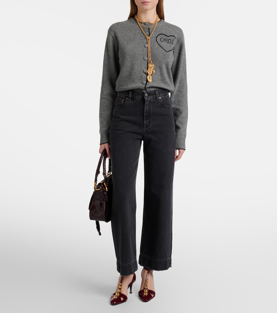 SchultertascheMarcie Small aus Leder | Chloé