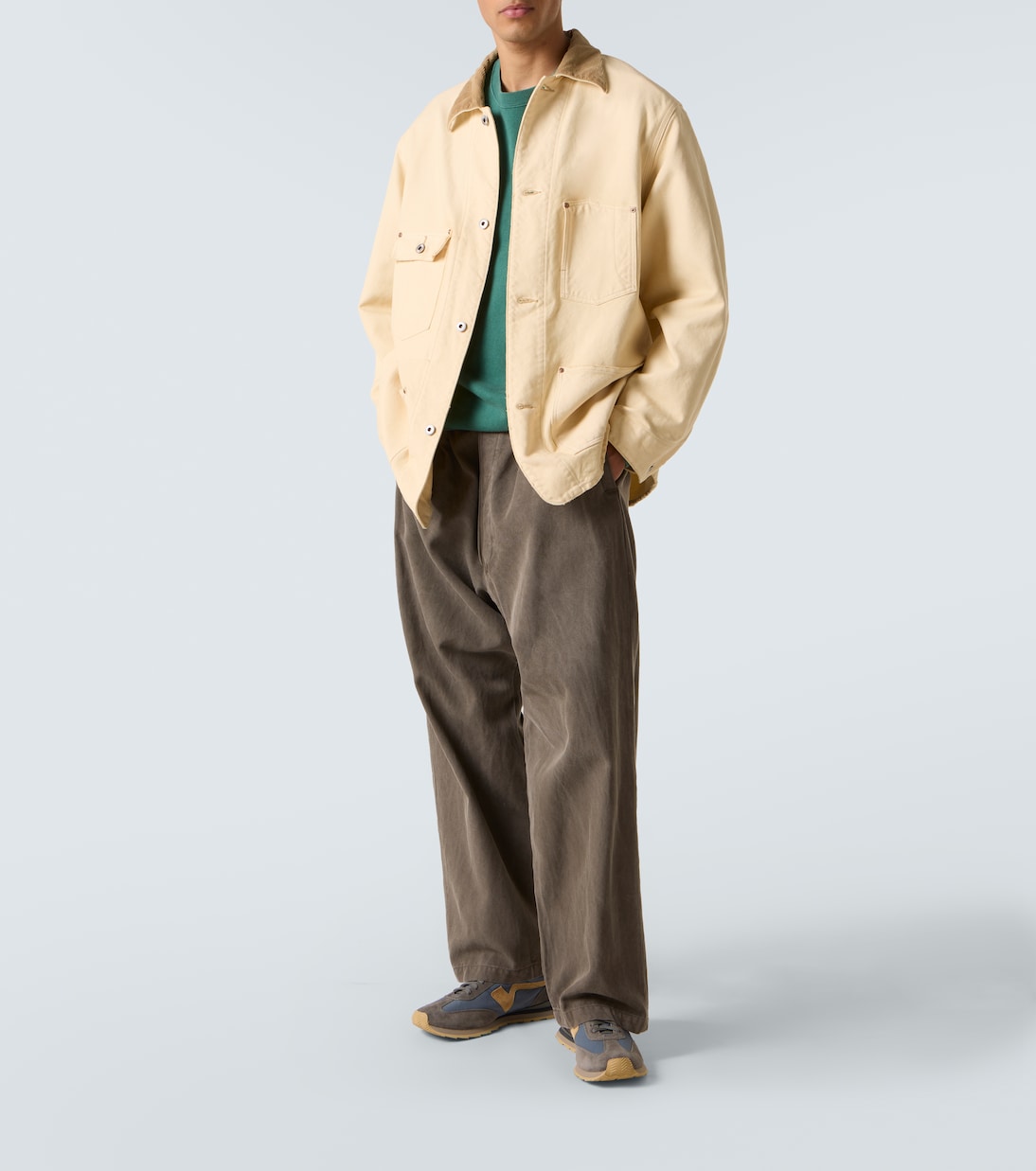 FKT Runner suede-trimmed sneakers | Visvim