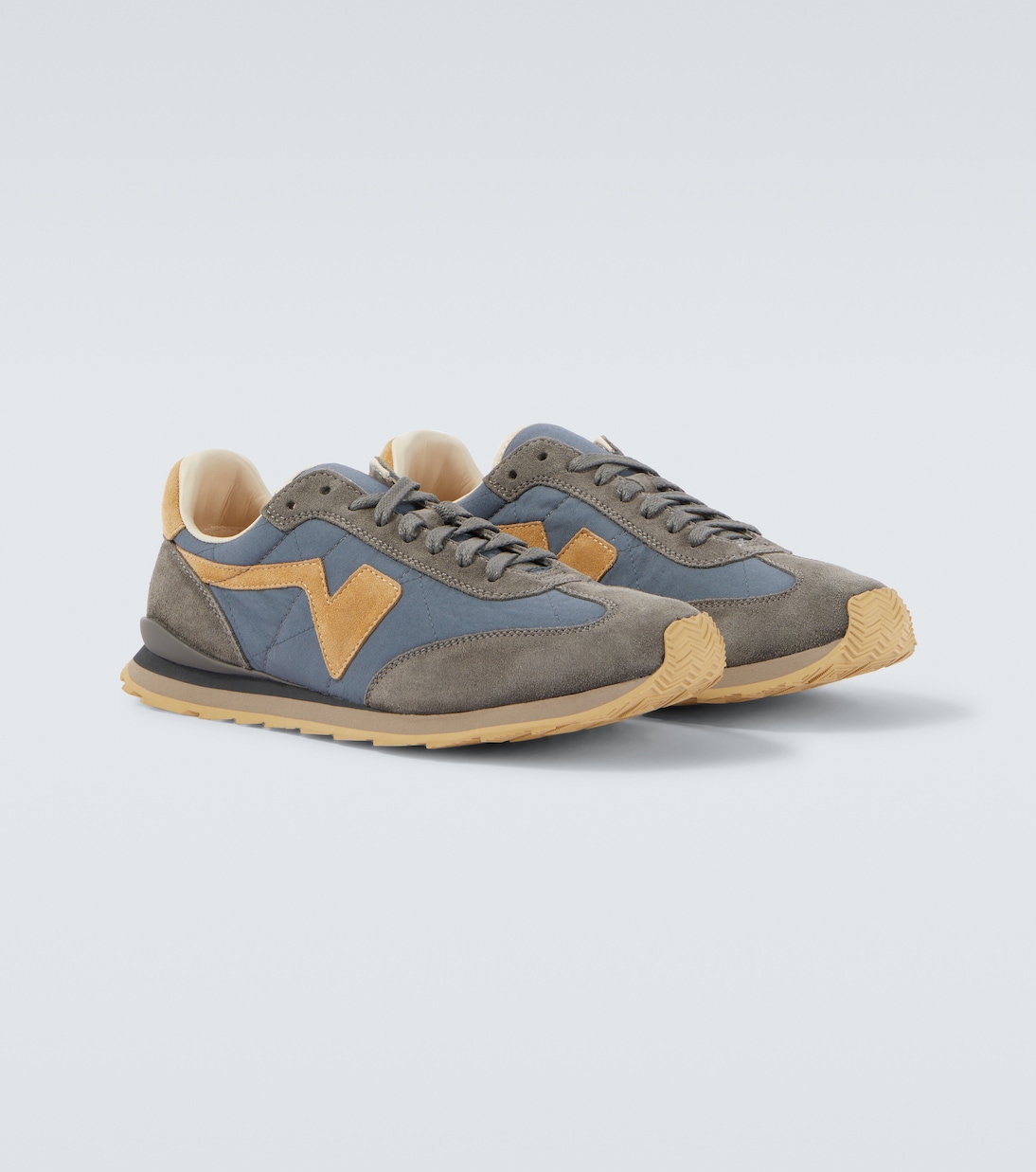 FKT Runner suede-trimmed sneakers | Visvim