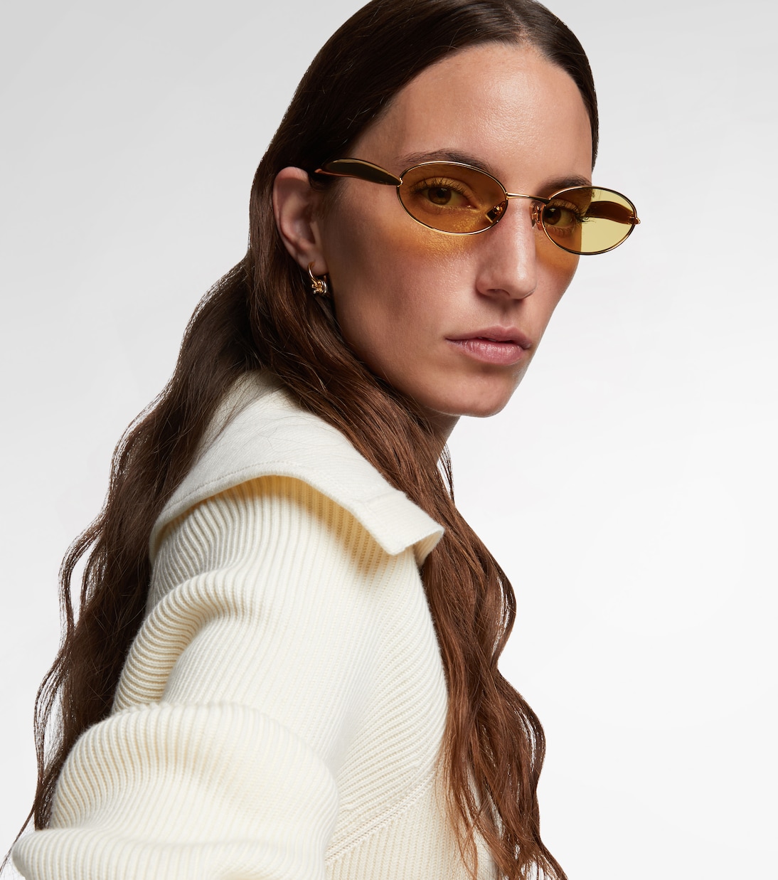 Lunettes de soleil Sardine ovales  | Bottega Veneta
