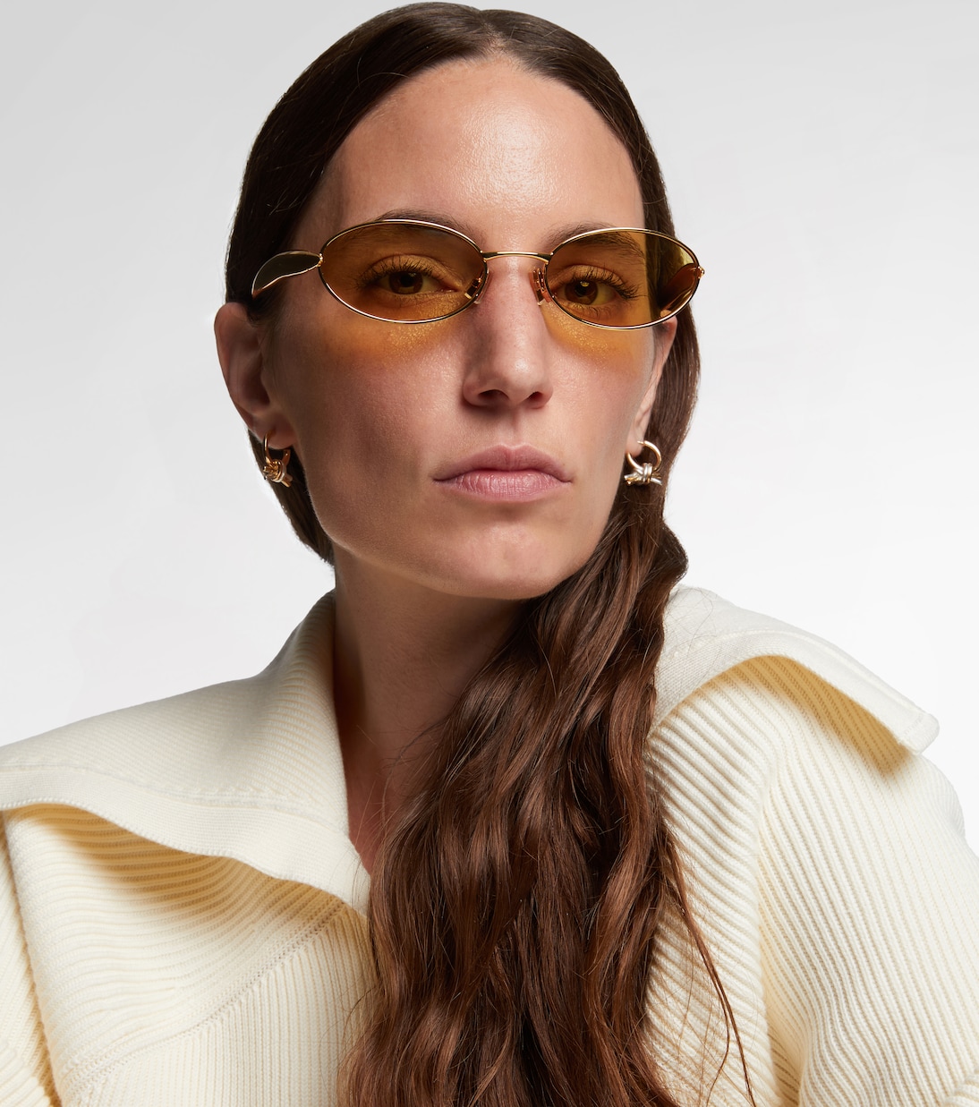 Lunettes de soleil Sardine ovales  | Bottega Veneta