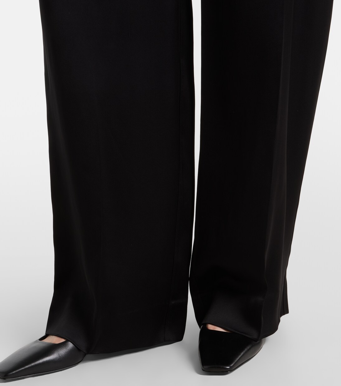 Satin wide-leg pants | Toteme
