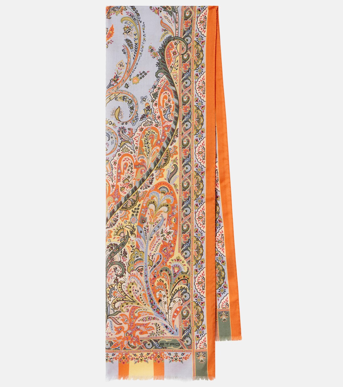 Floral wool and silk scarf  | Etro