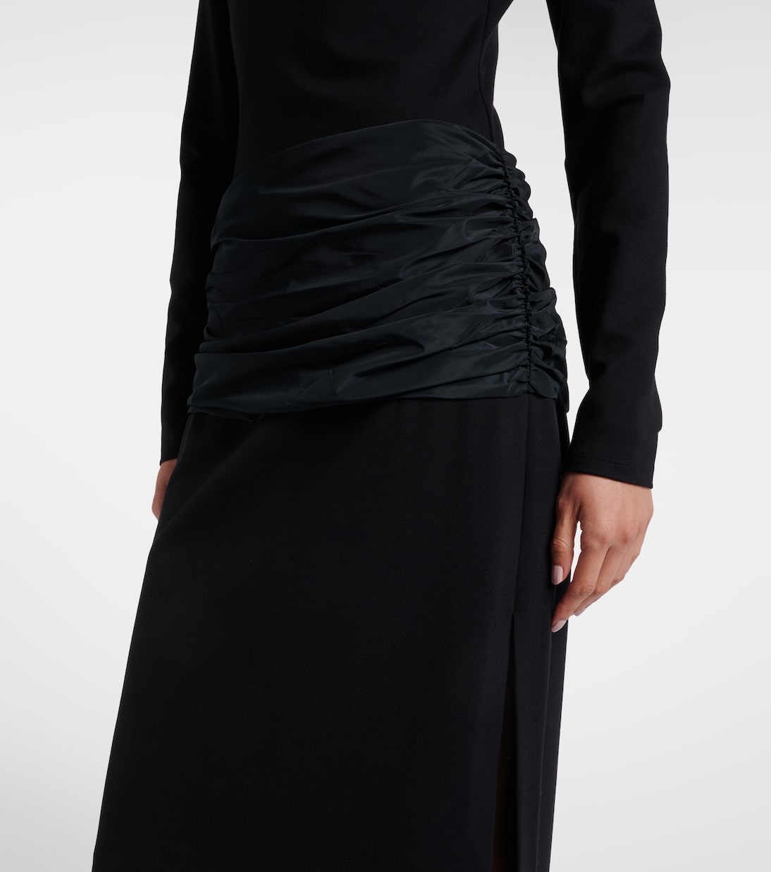 Holland draped maxi dress | Staud