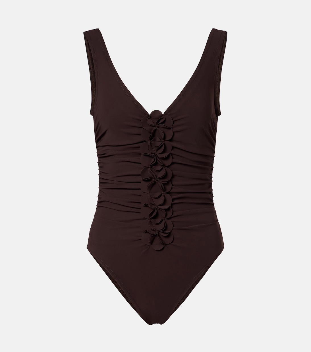 Tess floral-appliqué swimsuit | Karla Colletto
