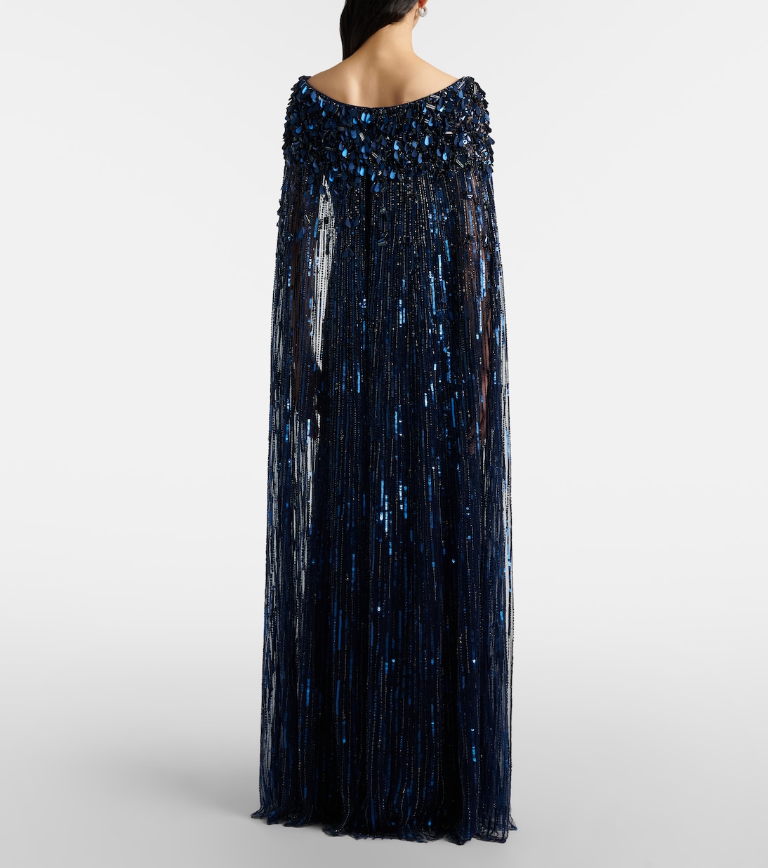 Luella fringed sequined gown | Jenny Packham
