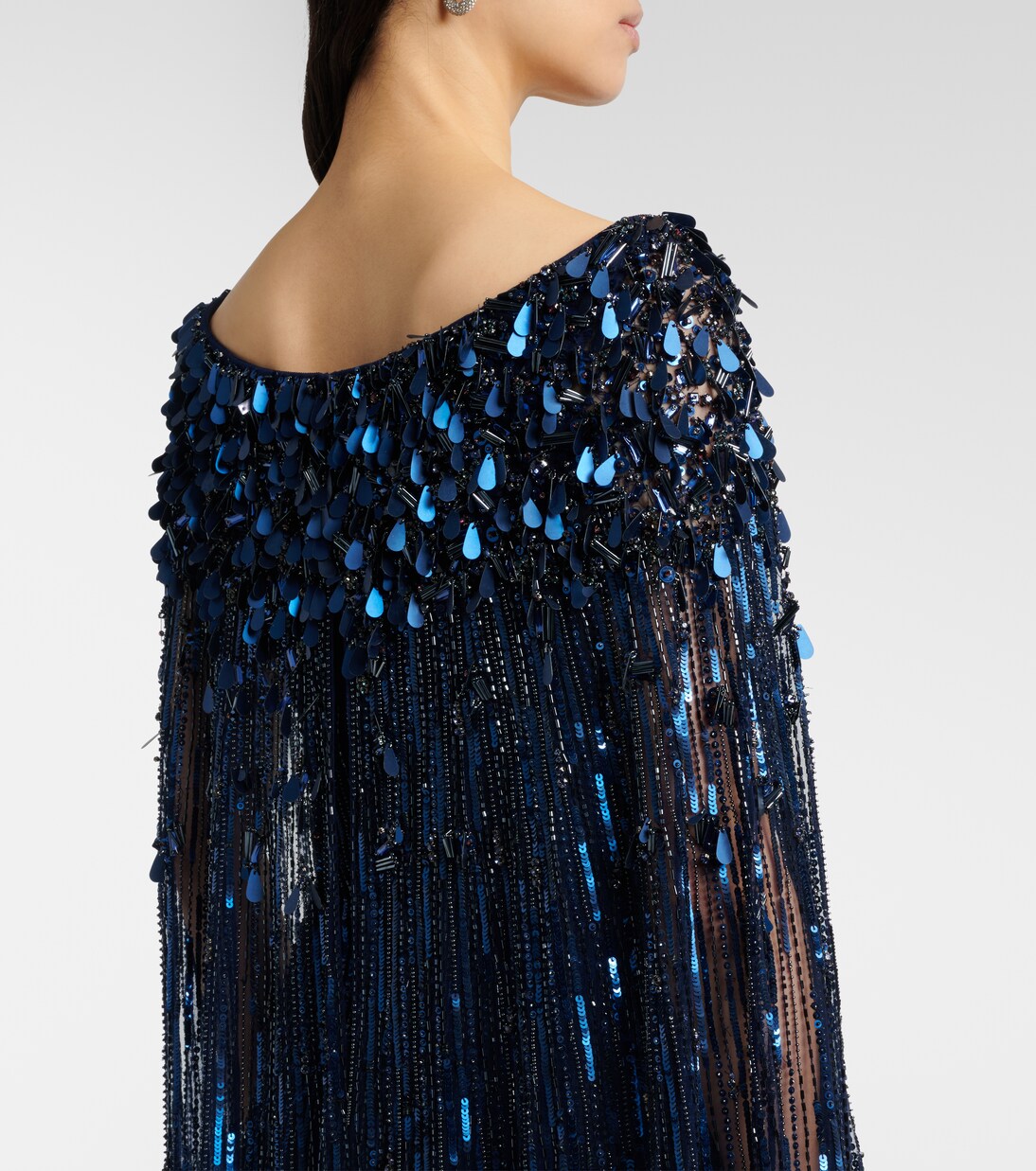 Luella fringed sequined gown | Jenny Packham