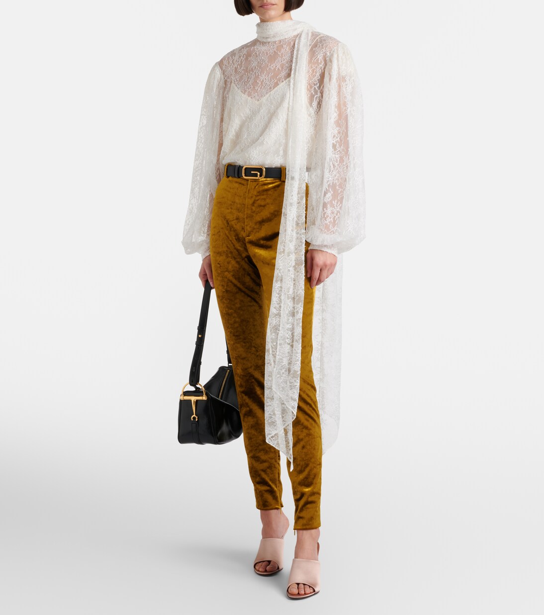 Velvet tapered pants | Gucci