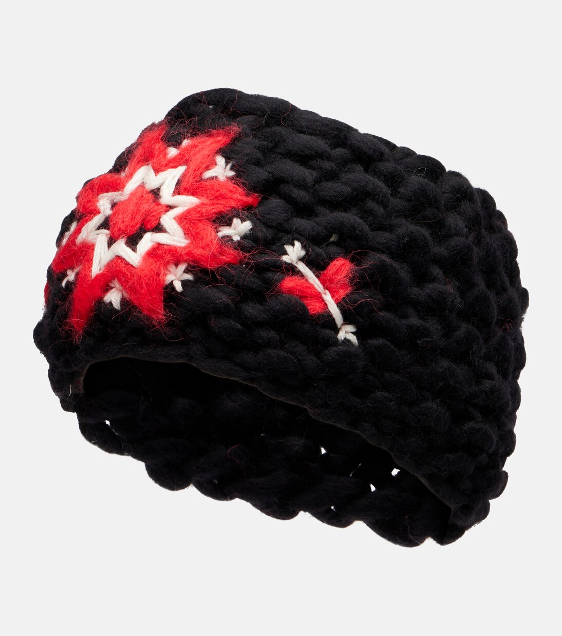 Embroidered wool-blend headband | Moncler