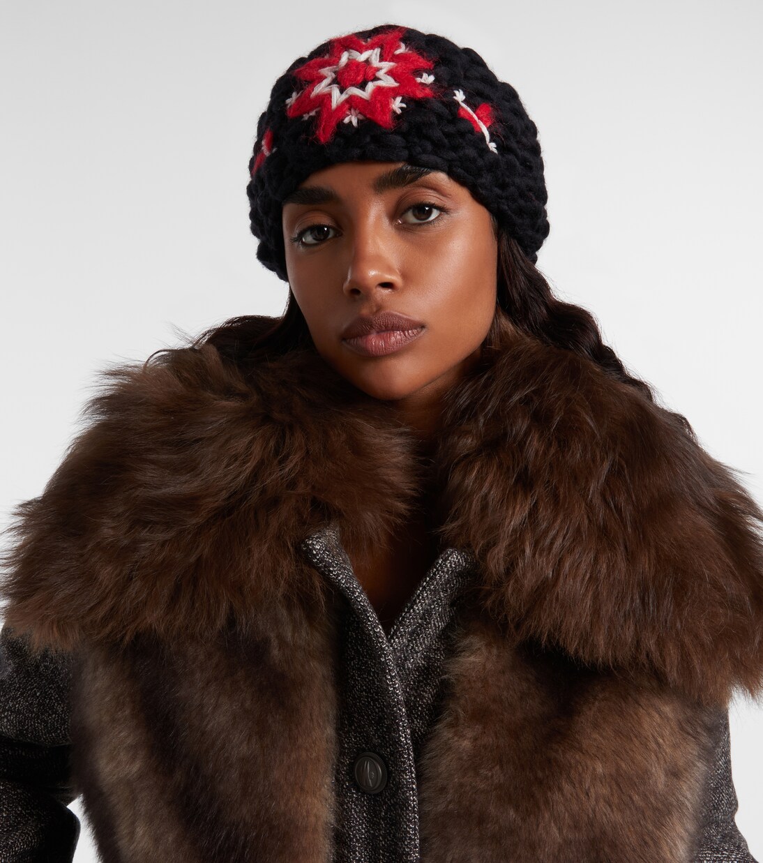 Embroidered wool-blend headband | Moncler