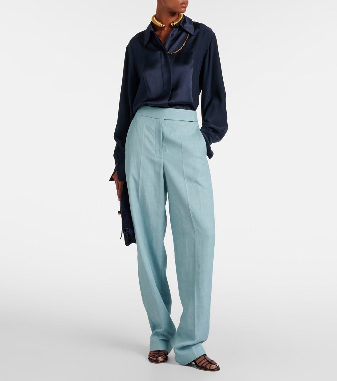 Childs silk satin shirt | Joseph