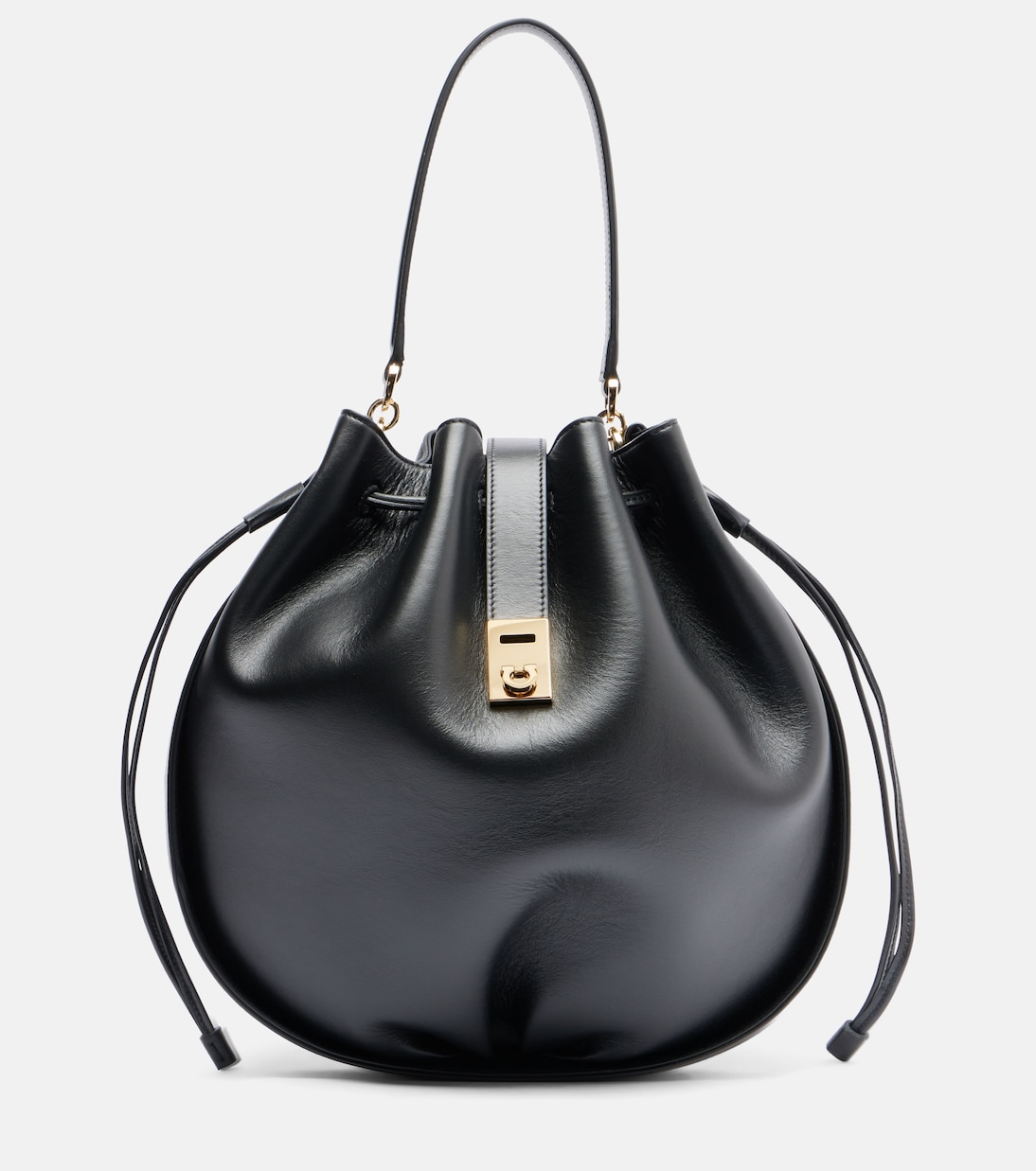 Hug leather bucket bag | Ferragamo