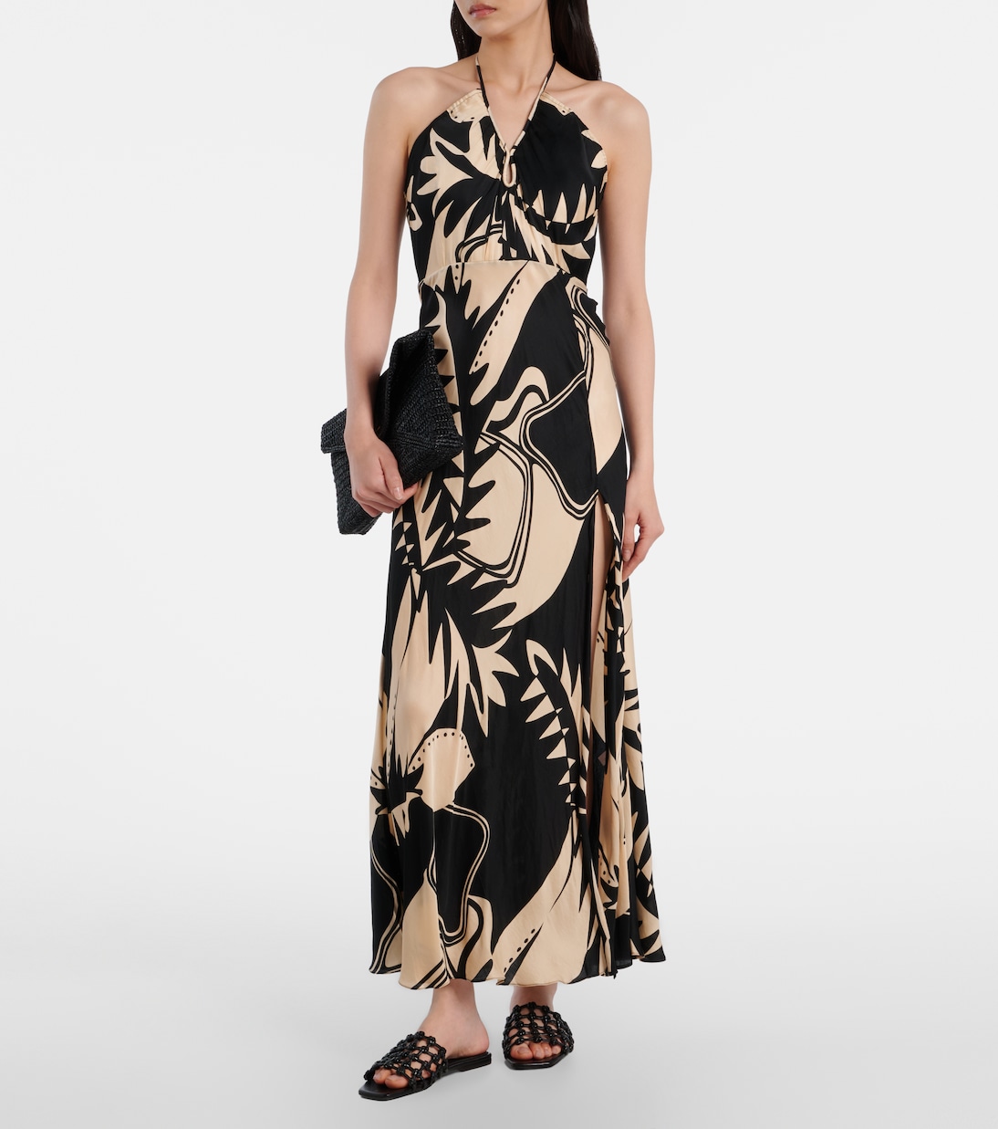 Vestido largo Stella estampado | Poupette St Barth