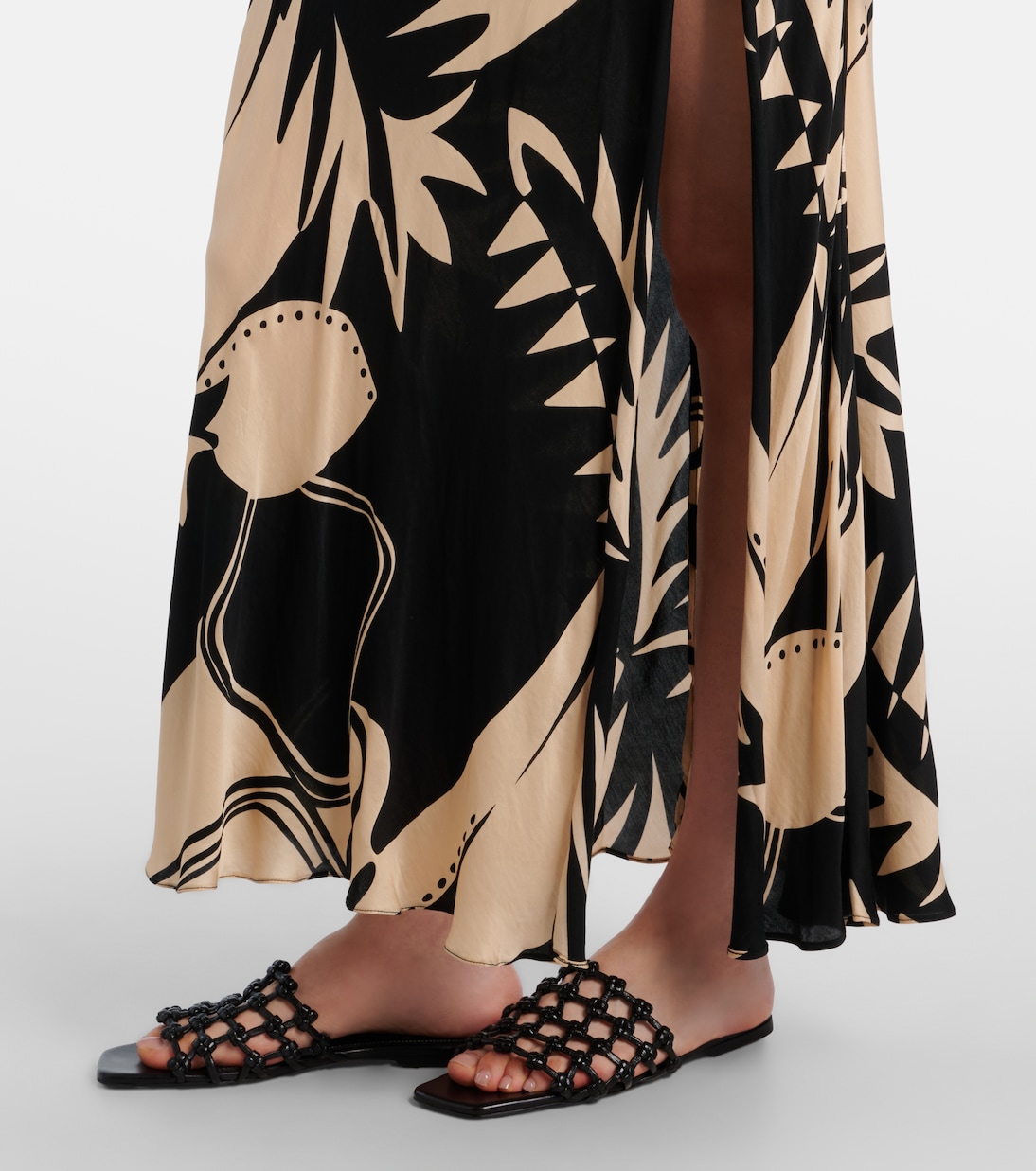 Vestido largo Stella estampado | Poupette St Barth