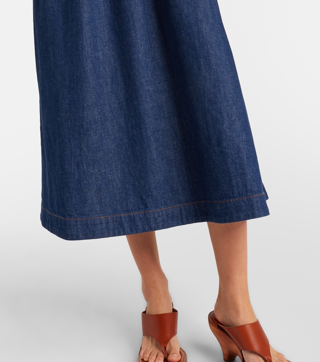 Awaken denim midi dress | Zimmermann