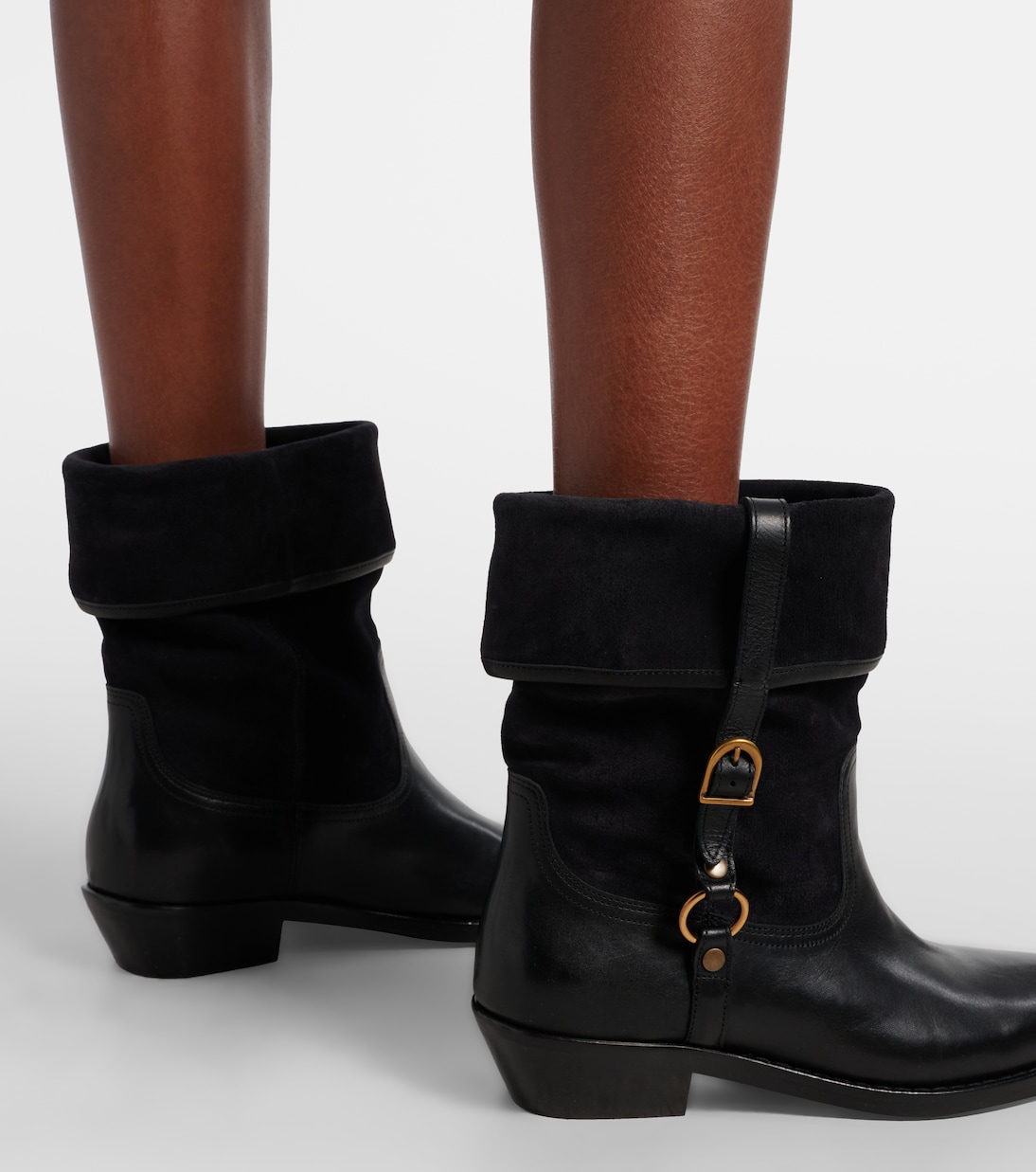 Ildra 35 leather and suede ankle boots | Isabel Marant
