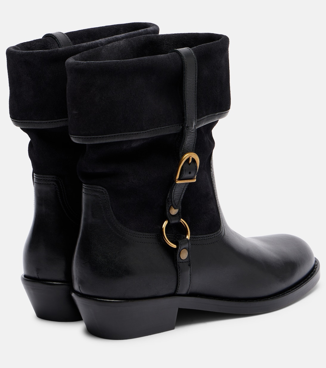 Ildra 35 leather and suede ankle boots | Isabel Marant