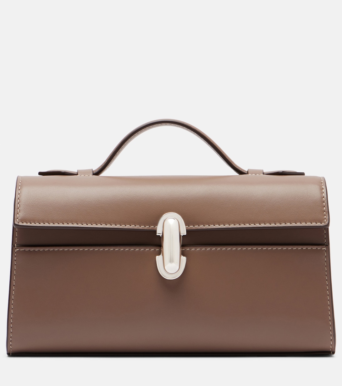 Symmetry leather top-handle bag | Savette