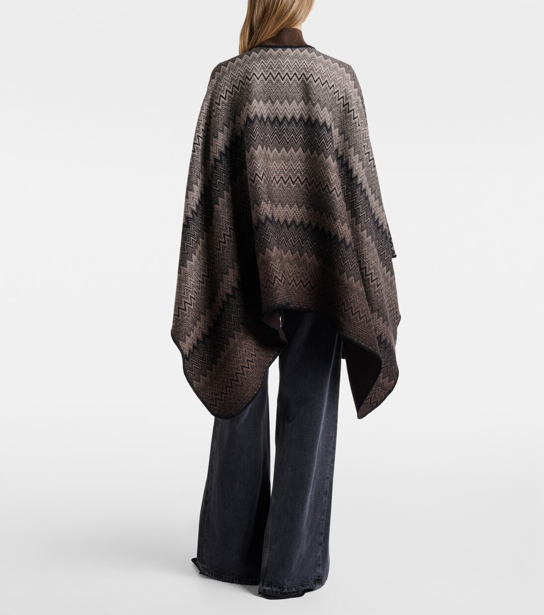 Cape Zig Zag en laine | Missoni